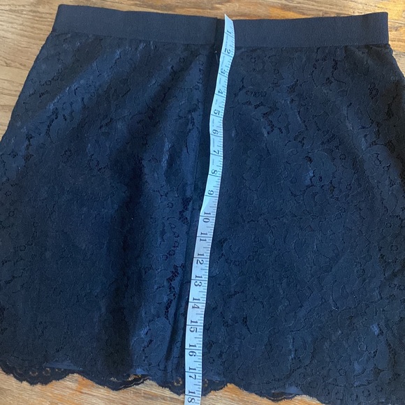 Joe Fresh Black Lace mini skirt - Picture 3 of 6